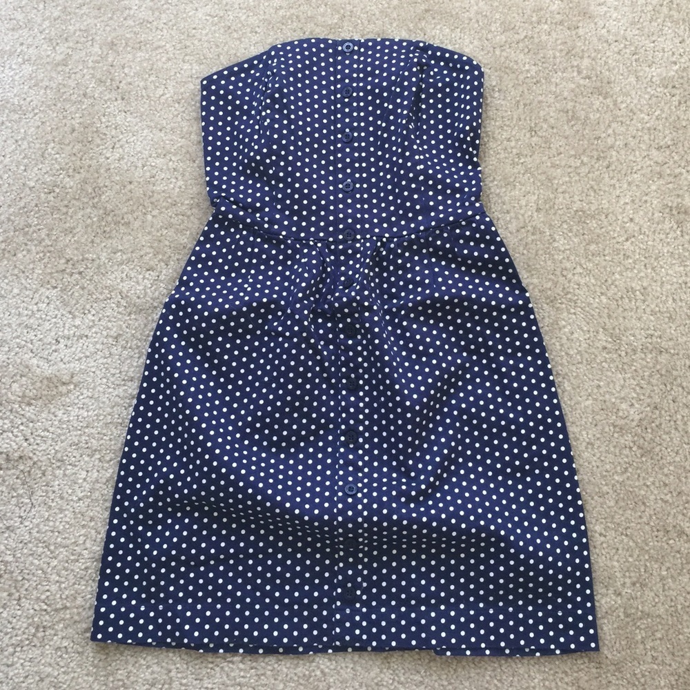 Heritage 1981 strapless polka dress S